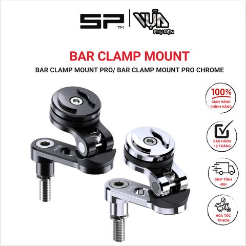  BAR CLAMP MOUNT PRO Gắn điện thoại di động của bạn vào vị trí mong muốn trên kẹp tay lái của xe máy 