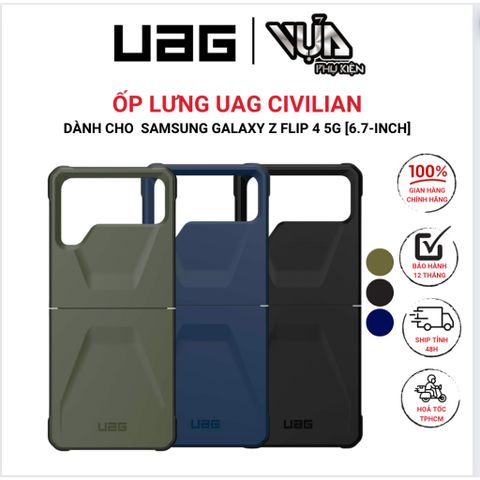  Ốp Lưng Cho SAMSUNG GALAXY Z FLIP 4 5G UAG CIVILIAN phân tán sốc tối đa 