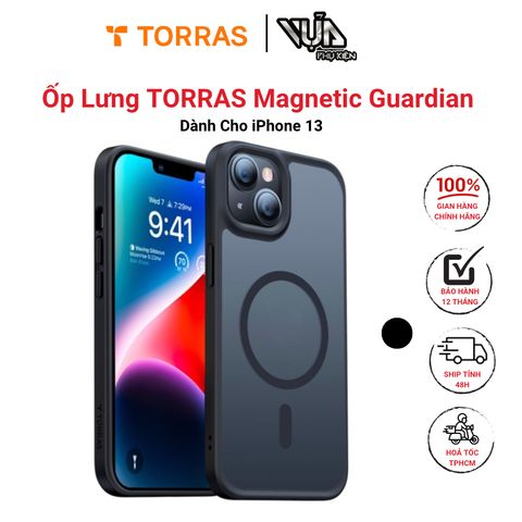  Ốp lưng TORRAS Magnetic Guardian cho iPhone 13 bảo vệ chống trầy xước, chống sốc 