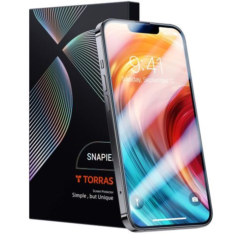  Kính cường lực TORRAS Snapiel cho iPhone 13/13 Pro/ 13 Pro Max bảo vệ chống trầy xước, chống sốc 