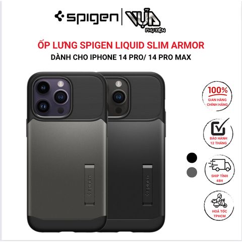  ỐP LƯNG DÀNH CHO IPHONE 14 PRO/ 14 PRO MAX SPIGEN SLIM ARMOR 