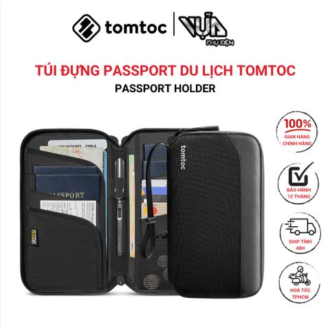  TÚI ĐỰNG PASSPORT DU LỊCH TOMTOC PASSPORT HOLDER 