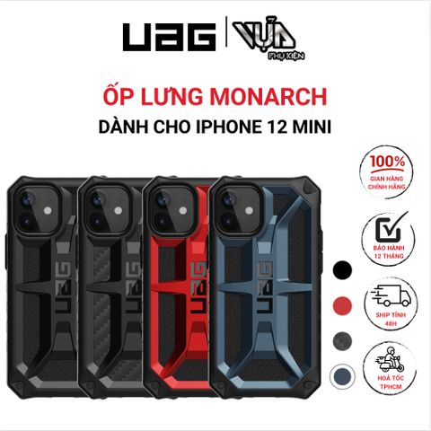  ỐP LƯNG MONARCH CHO IPHONE 12 MINI [5.4 INCH] 