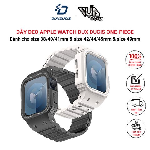  Dây đeo Dux Ducis One-Piece dành cho Apple Watch size 38/40/41mm & size 42/44/45mm & size 49mm năng động 