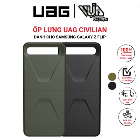  Ốp Lưng Cho SAMSUNG GALAXY Z FLIP UAG CIVILIAN phân tán sốc tối đa 