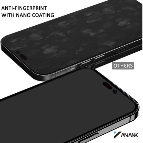  Kính cường lực ANANK chống chóa dành cho iPhone 15 series hiển thị tốt 