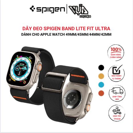  Dây Đeo Spigen Band Lite Fit Ultra Dành Cho Apple Watch 49Mm/45Mm/44Mm/42Mm 
