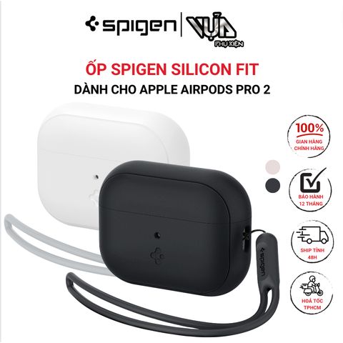  ỐP LƯNG SPIGEN SILICON FIT Dành Cho APPLE AIRPODS PRO 2 