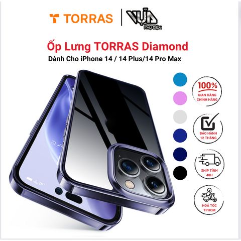  Ốp lưng TORRAS Diamond cho iPhone 14/ 14 Plus/ 14 Pro Max 