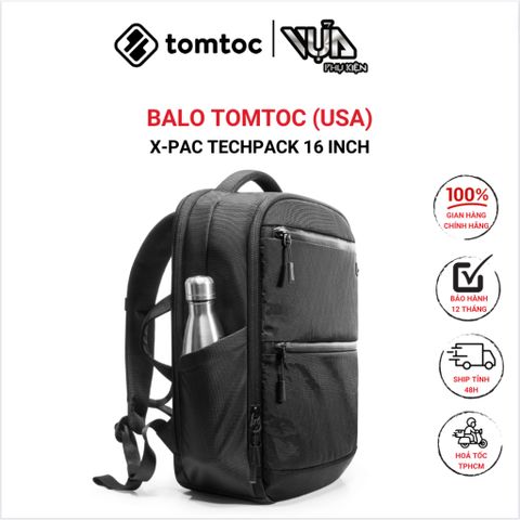  BALO TOMTOC (USA) X-PAC TECHPACK BLACK FOR ULTRABOOK 16 