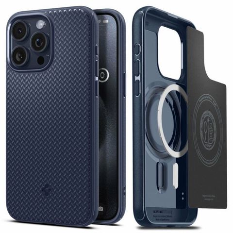  ỐP LƯNG SPIGEN DÀNH CHO IPHONE 15 PRO/ 15 PRO MAX M.A.G ARMOR M.A.G.F.I.T chất liệu TPU và PC cứng cáp 