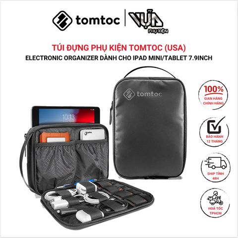  TÚI ĐỰNG PHỤ KIỆN TOMTOC (USA) ELECTRONIC ORGANIZER Dành Cho IPAD MINI/TABLET 7.9 Inch 