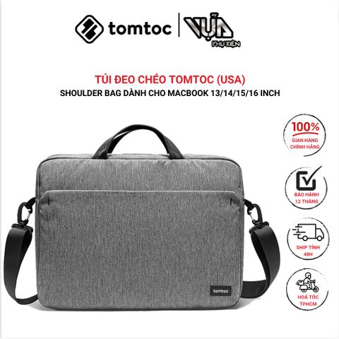  TÚI XÁCH TOMTOC (USA) SHOULDER BAG Dành Cho MACBOOK 13/14/15/16 Inch 