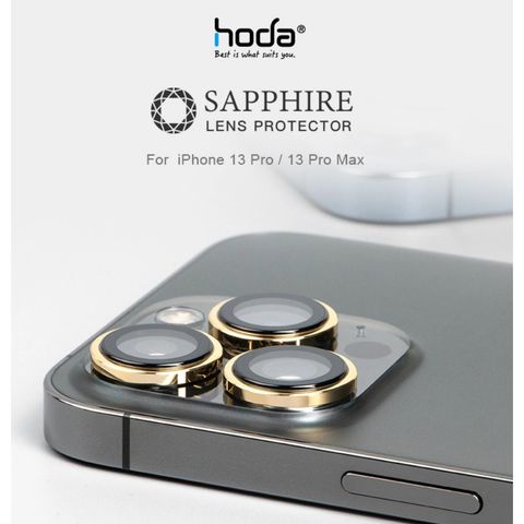 Miếng dán bảo vệ Lens camera HODA Sapphire v.2 cho iPhone 13 Pro và 13 Pro Max Chống phản chiếu Chống bám bụi 