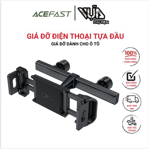  Giá đỡ điện thoại tựa đầu trên xe hơi ACEFAST - D8 Dùng cho điện thoại di động và máy tính bảng 