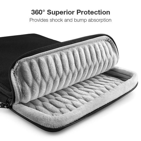  TÚI XÁCH CHỐNG SỐC TOMTOC (USA) 360° PROTECTION PREMIUM Dành Cho MACBOOK 13/14 Inch 