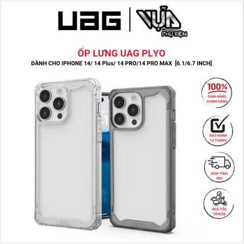  Ốp Lưng Cho IPHONE 14/ 14 PLUS/ 14 PRO/ 14 PRO MAX UAG PLYO bảo vệ chống rơi rớt xuyên suốt cả ngày 