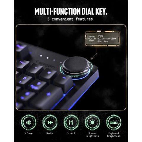  Bàn Phím Cơ Spigen ArcPlay Mechanical Gaming Keyboard PJ2100US Real 8000 Hz Polling & Scan Rate 