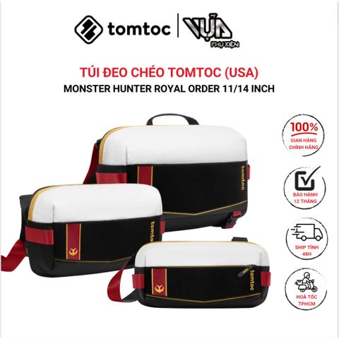  TÚI ĐEO CHÉO TOMTOC (USA) MONSTER HUNTER ROYAL ORDER 11/14-INCH, THEMED EDC SLING BAG S 