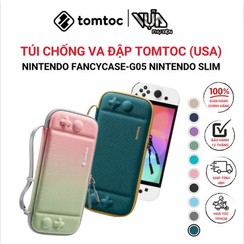  TÚI CHỐNG VA ĐẬP TOMTOC (USA) NINTENDO FANCYCASE-G05 bao da bảo vệ di động khi đi du lịch 