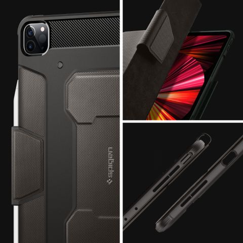  BAO DA CHỐNG SỐC SPIGEN RUGGED ARMOR PRO Dành Cho IPAD PRO 11/ 12.9 INCH (2018-2022) 