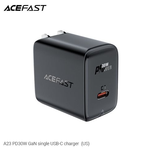  Củ Sạc ACEFAST GaN PD3.0 30W 1 cổng USB-C (US) - A23 