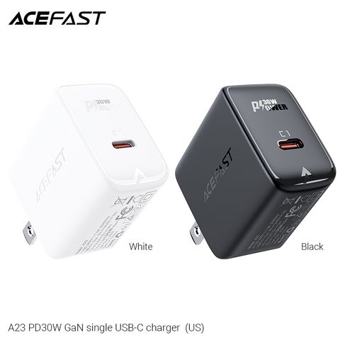  Củ Sạc ACEFAST GaN PD3.0 30W 1 cổng USB-C (US) - A23 