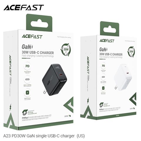  Củ Sạc ACEFAST GaN PD3.0 30W 1 cổng USB-C (US) - A23 