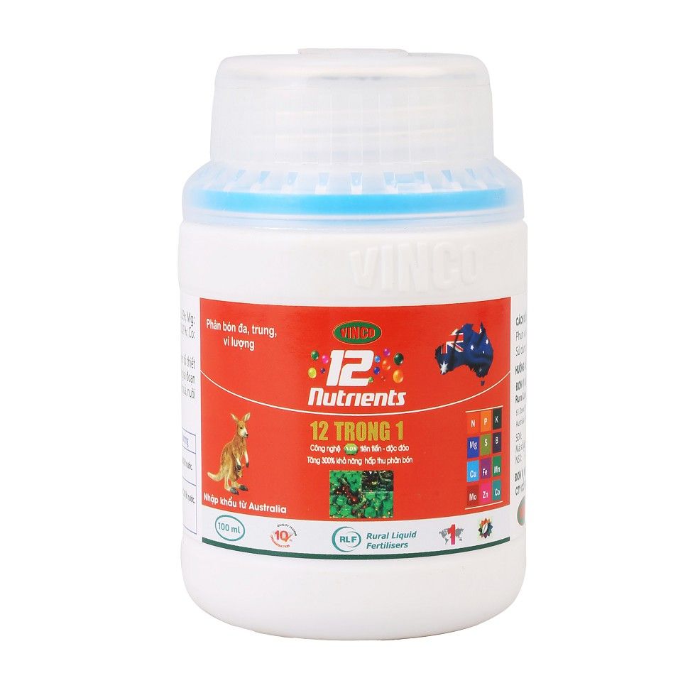 Phân Bón 12 Nutrients + Te Cung Cấp Dinh Dưỡng 100ml
