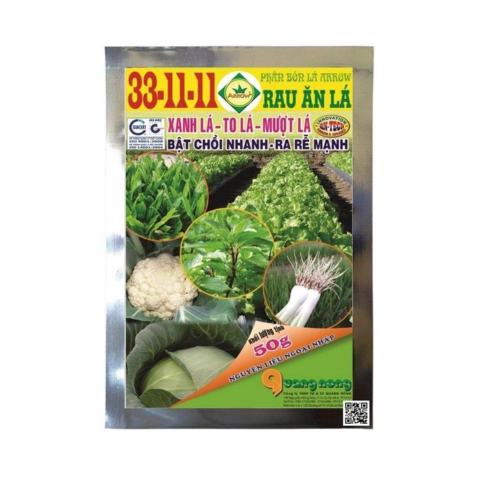 Phân Bón ARROW 33-11-11 Chuyên Cho Cây Chè – Bung Đọt Chè Đồng Loạt