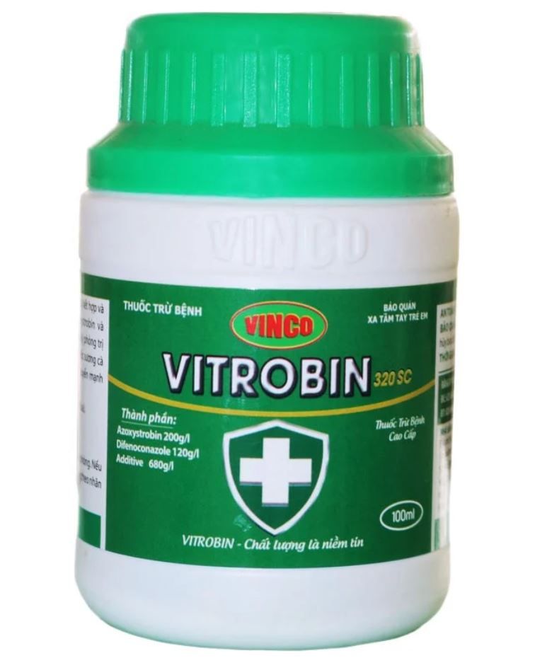 Thuốc Trừ Bệnh Cao Cấp Cho Cây Trồng - Phổ Rộng - Azoxystrobin & Difenoconazole - Vitrobin 320SC