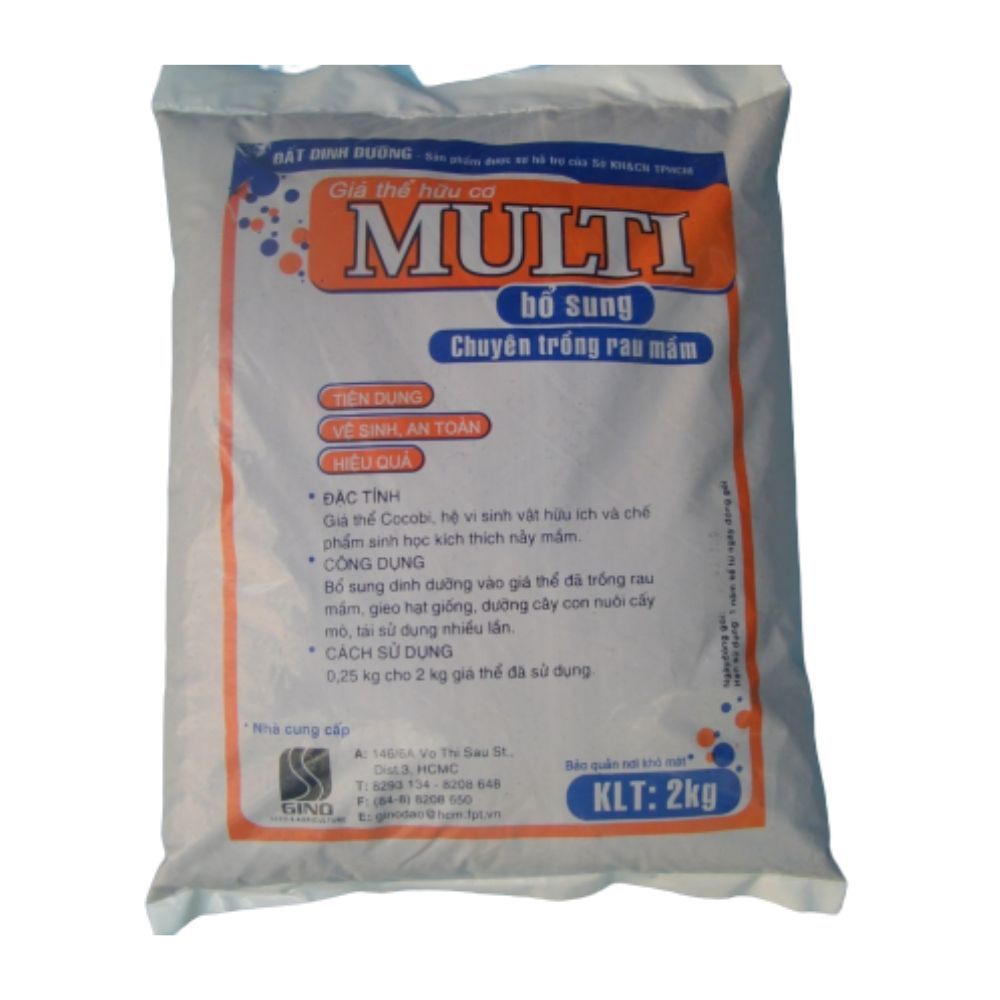 Giá Thể Hữu Cơ Multi Bổ Sung Chuyên Trồng Rau Mầm