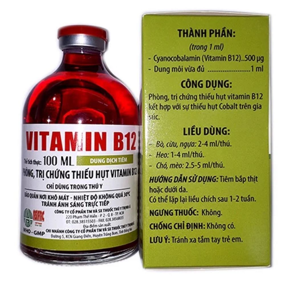 Chế Phẩm Vitamin B12 Giải Độc Cho Cây Trồng