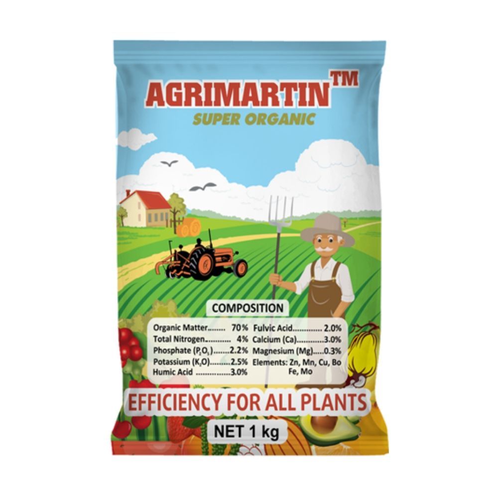 Phân Gà Hữu Cơ Cao Cấp Agrimartin Cải Tạo Đất