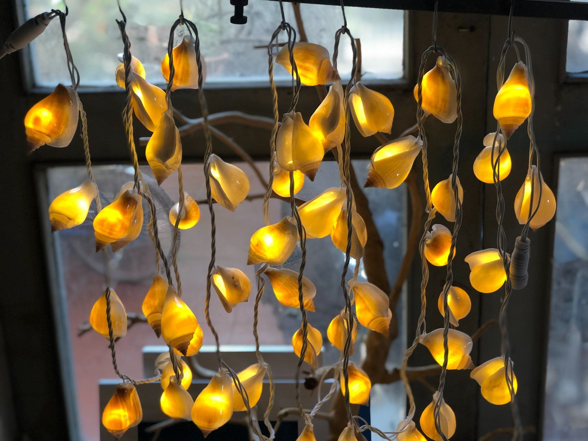 Đèn LED dây nghệ thuật Vỏ Ốc Nhảy Tròn