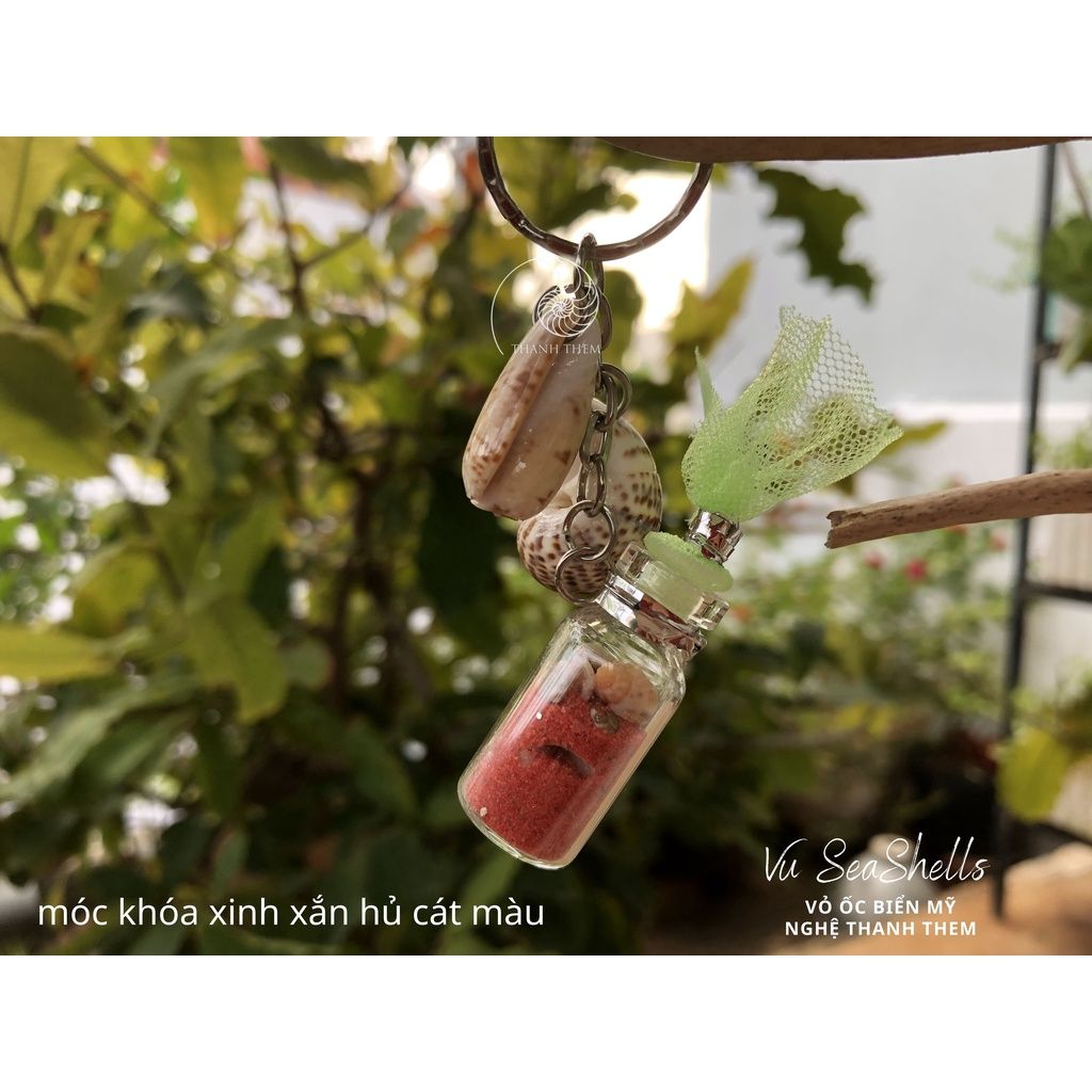 Móc Khóa Xinh Xắn - Làm Từ Vỏ Ốc Biển