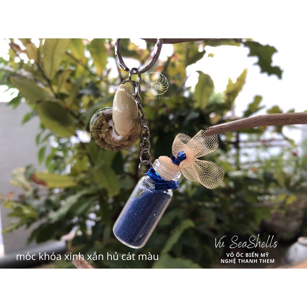 Móc Khóa Xinh Xắn - Làm Từ Vỏ Ốc Biển