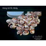  Phụ Kiện Decor - 100gr Vòng Xoắn Ốc Nhảy Đỏ - Vỏ Ốc Biển 