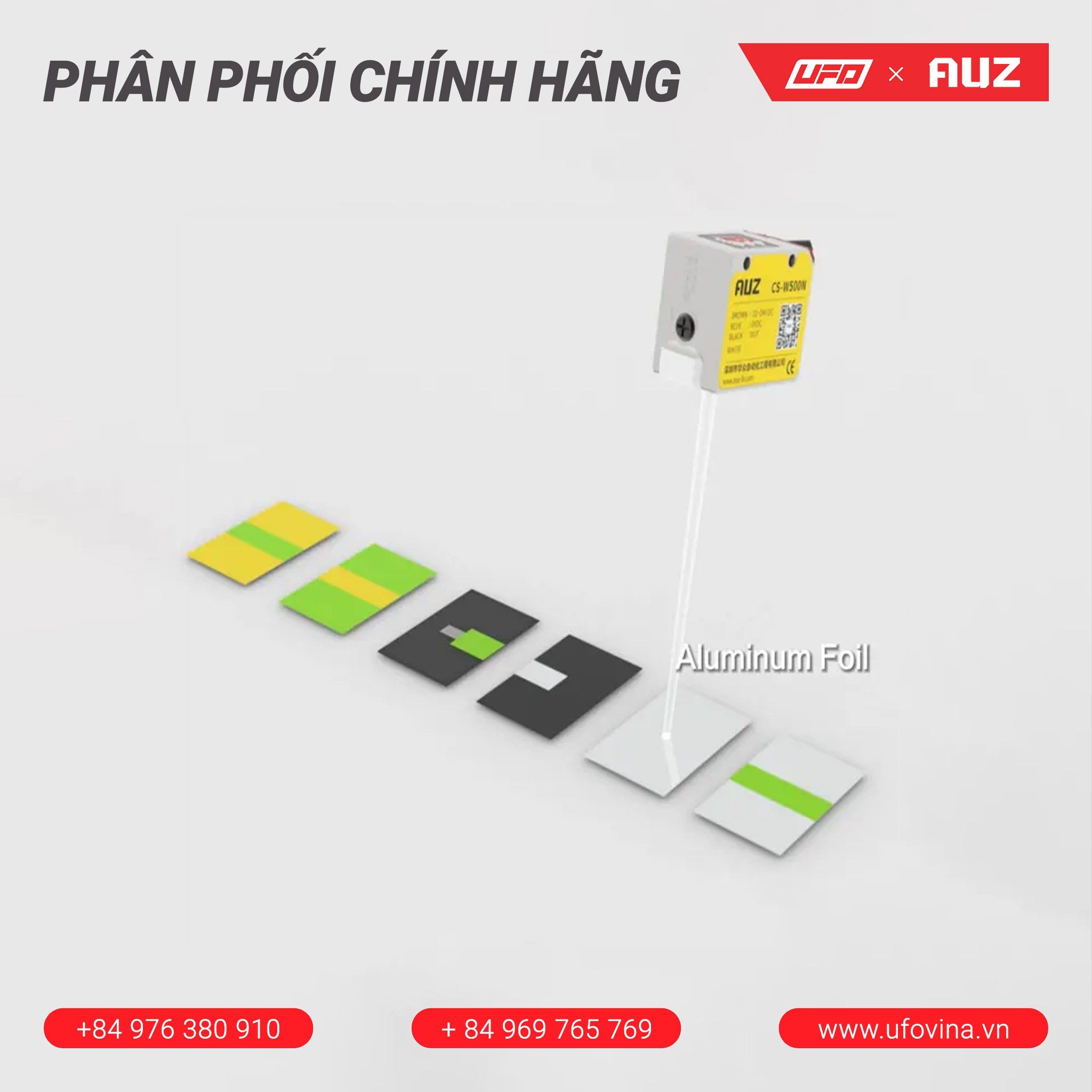 Long Range White Light Color Sensor CS-W500N chính hãng | UFO Việt Nam