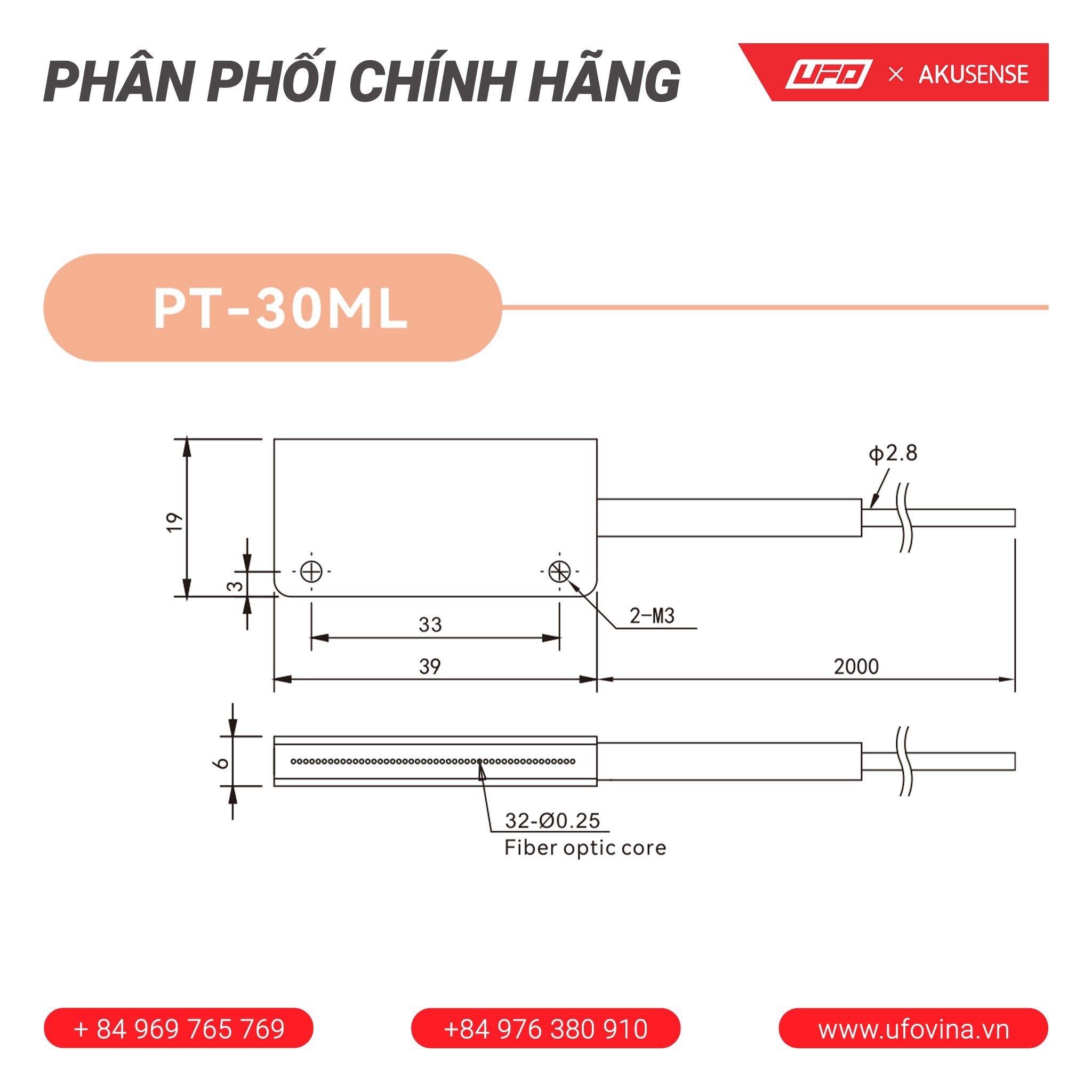 Akusense Array Fiber Component PT-30ML