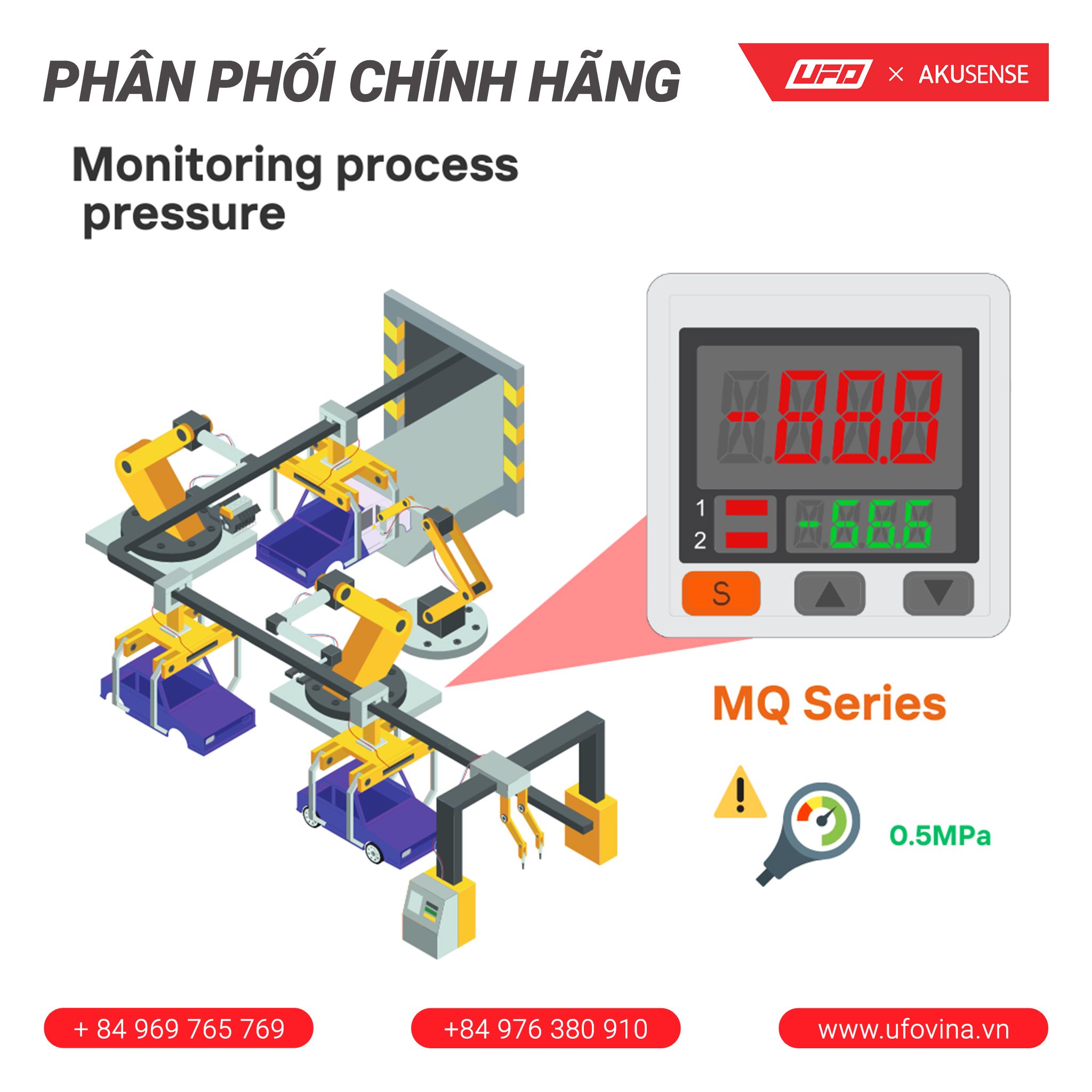 Akusense Digital pressure switch UF-24-MQ-20DVN-E