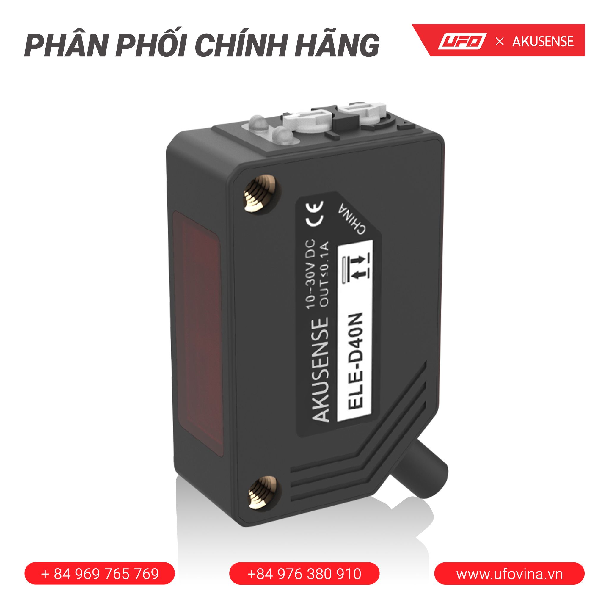 Akusense Square Sensor ELE-D40N