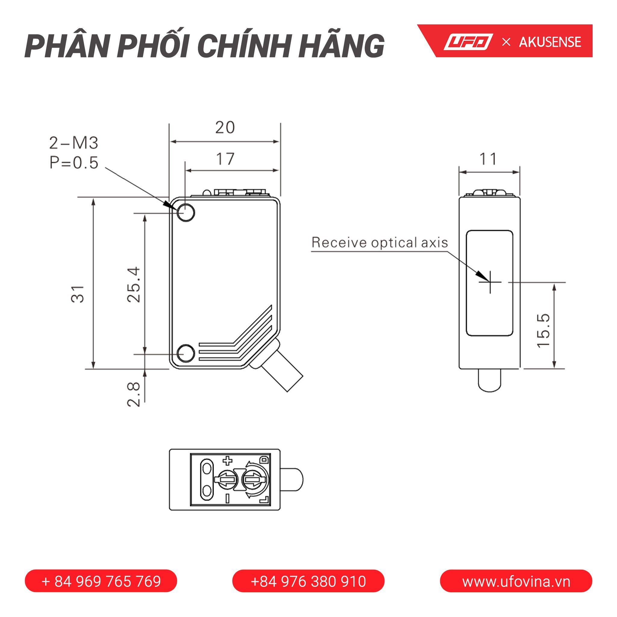 Square Sensor ELE-RM05N