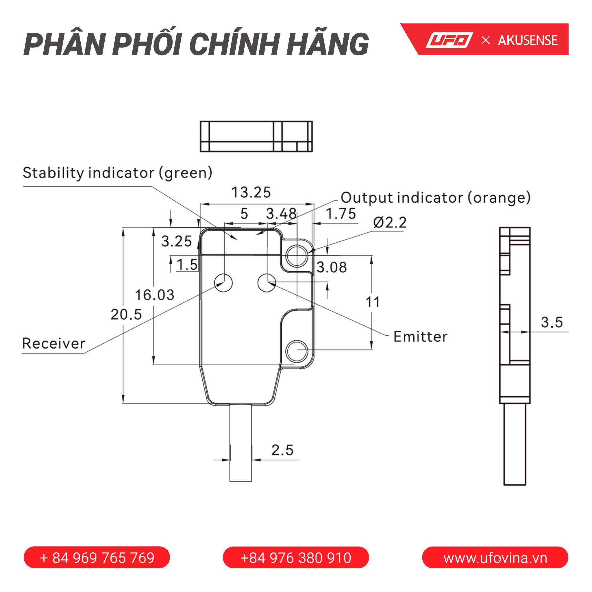 Akusense Thin Sensor ESL-25NO