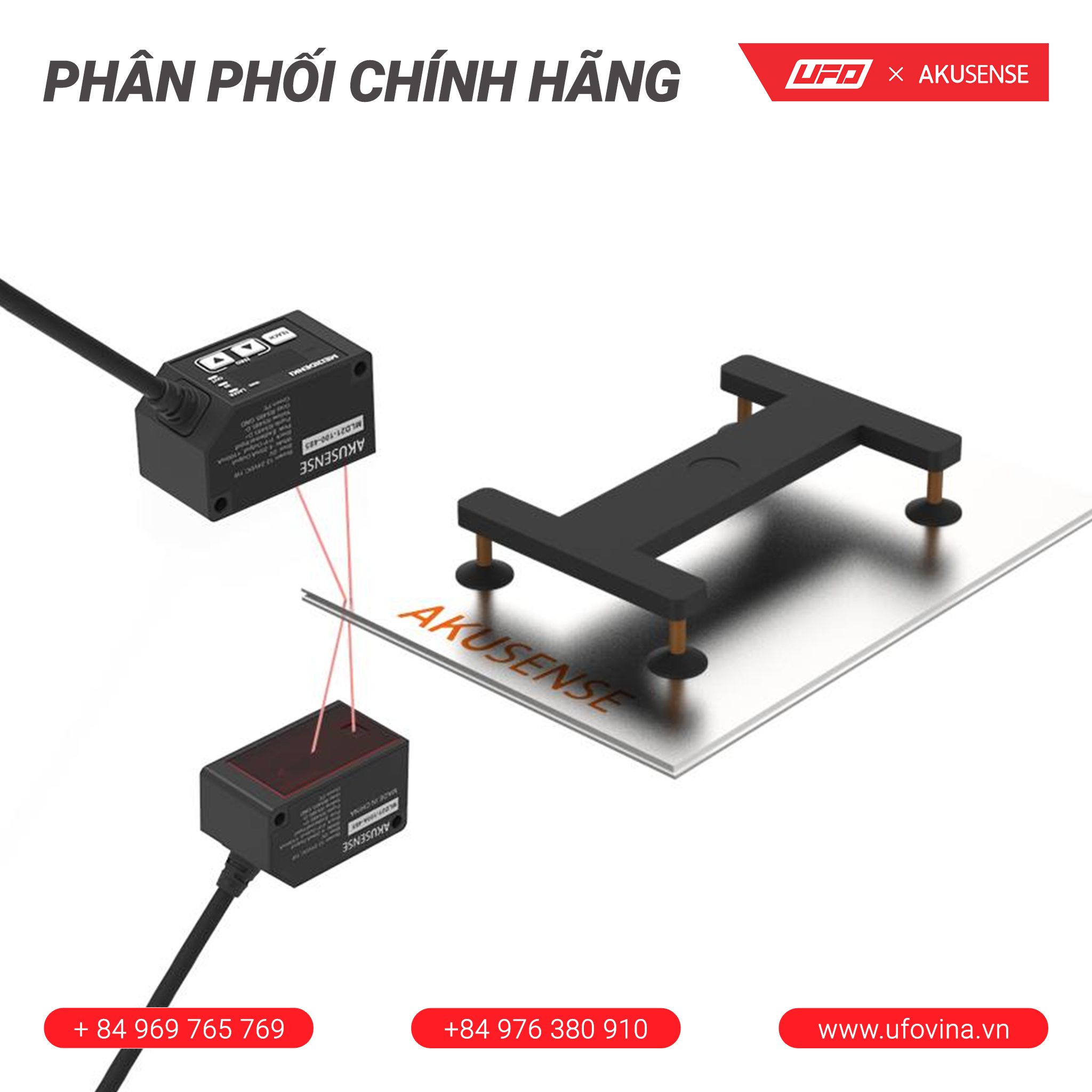 Akusense Triangulation Sensor MLD21-100A-485