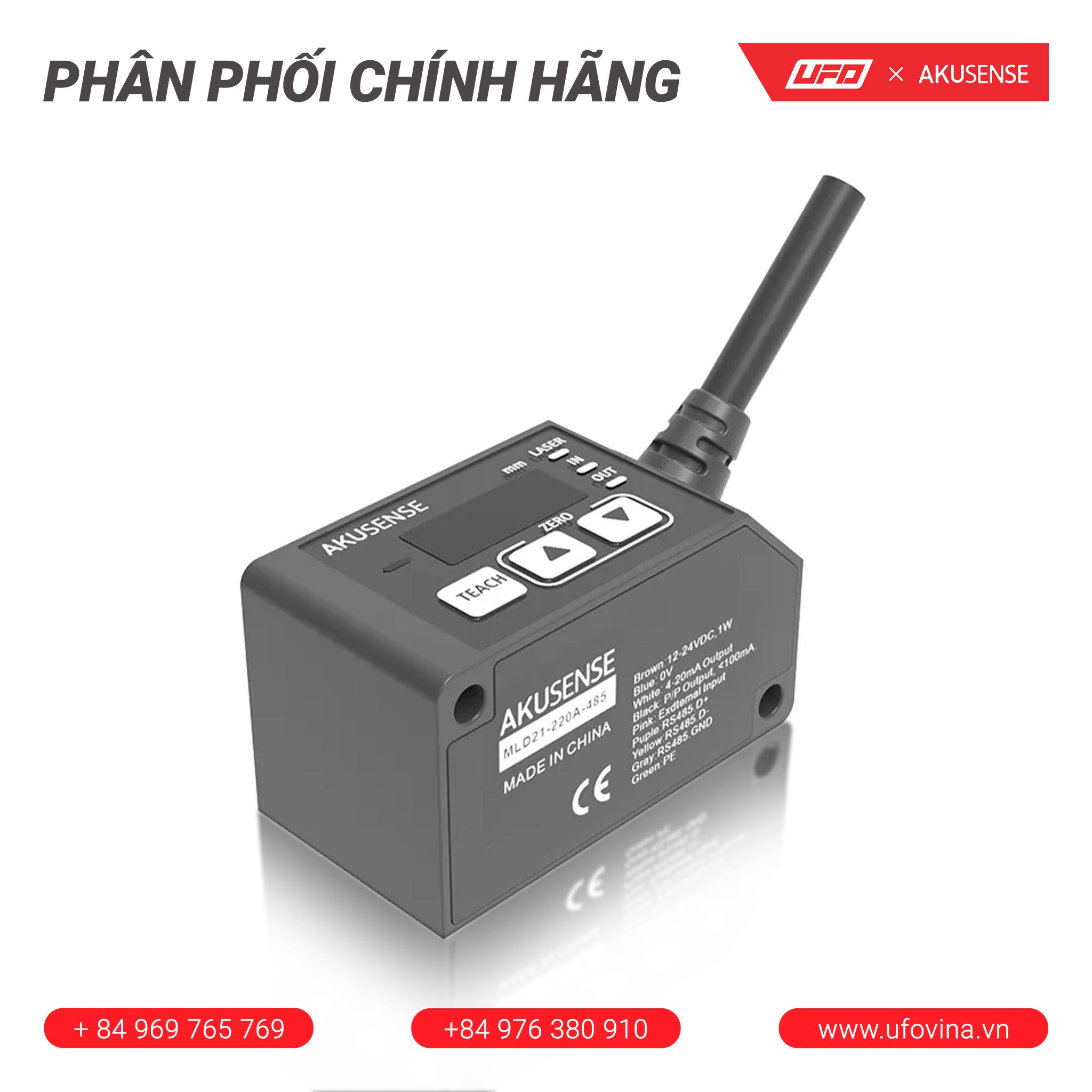 Akusense Triangulation Sensor MLD21 Series