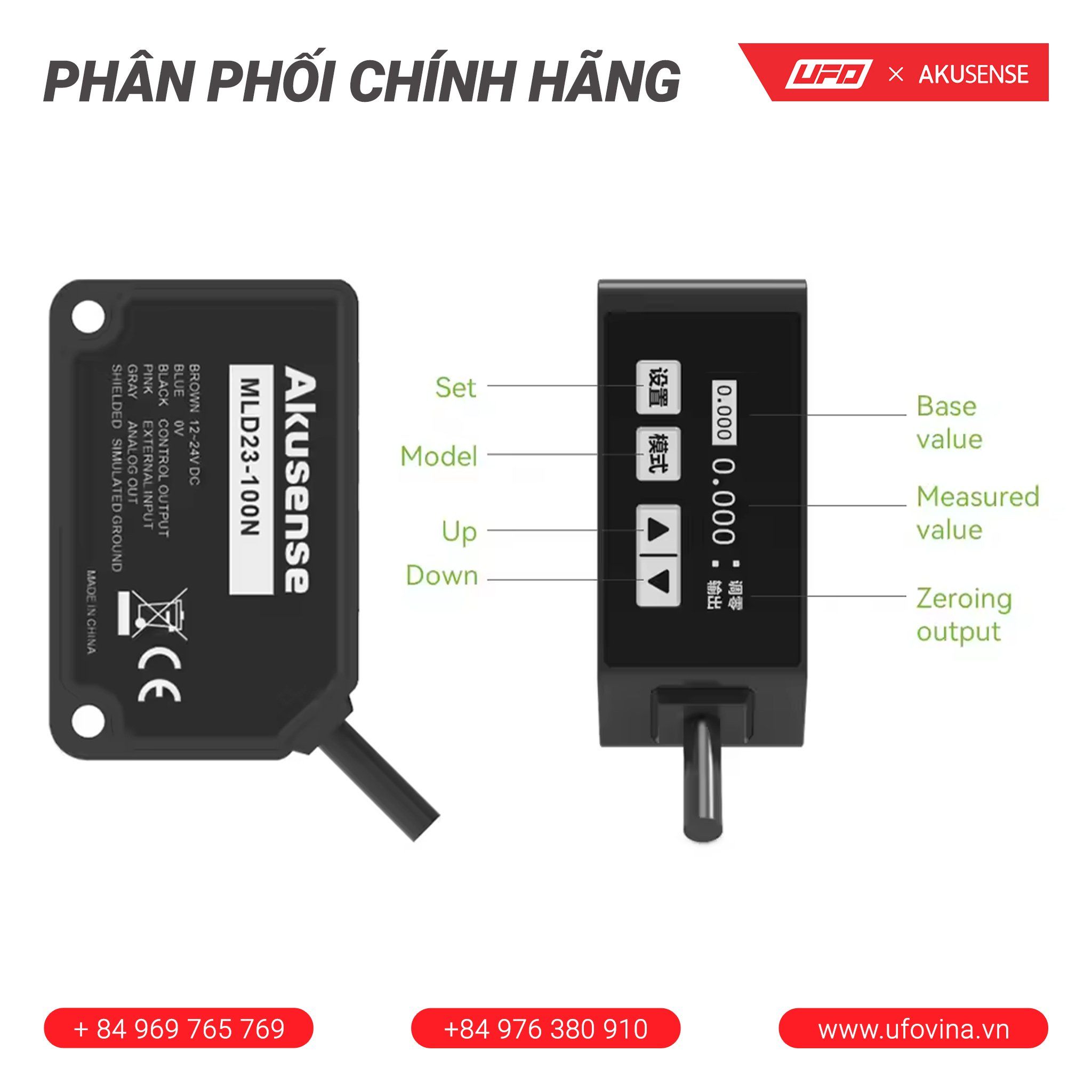 Triangulation Sensor MLD23-100N