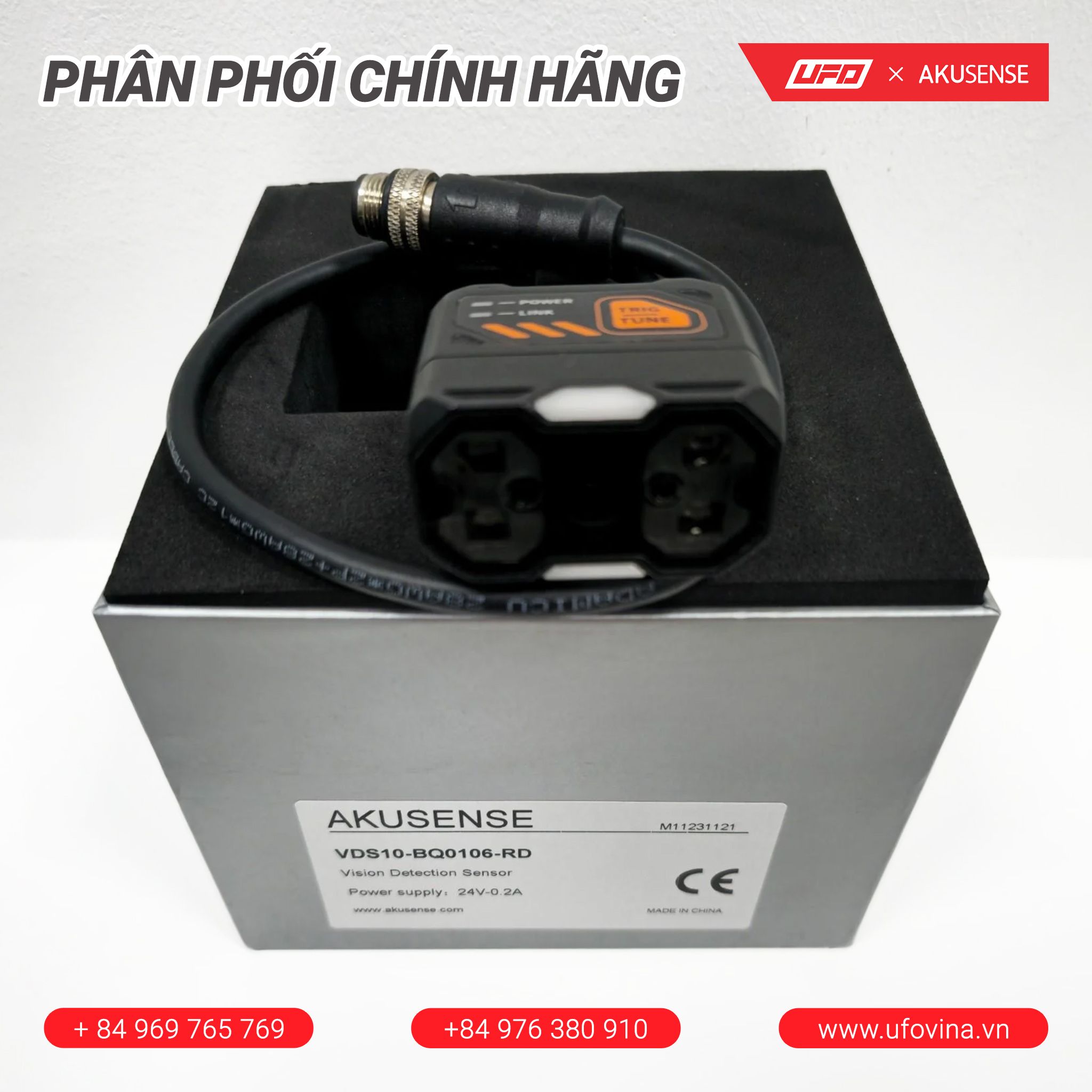 Akusense Visual Sensor VDS10-BQ0106-RD