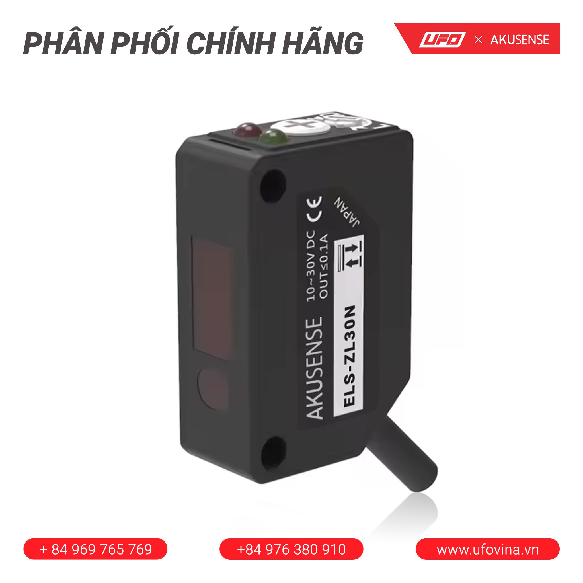 Akusense Background Suppression Sensor ELS-ZL30N