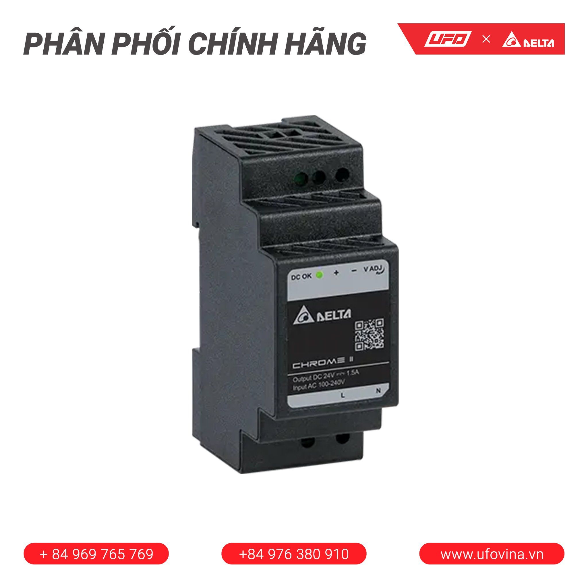 Bộ nguồn Delta - DRC-24V030W1RZ